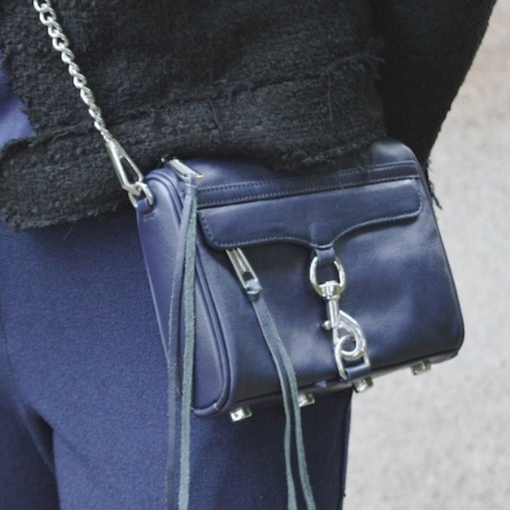 Rebecca Minkoff Mini Mac - Navy Blue